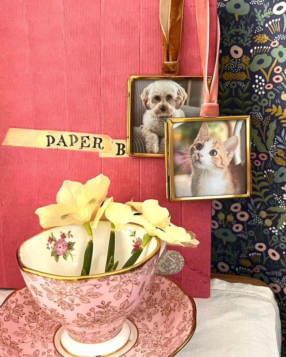 Mini Frame (Mustard Ribbon)