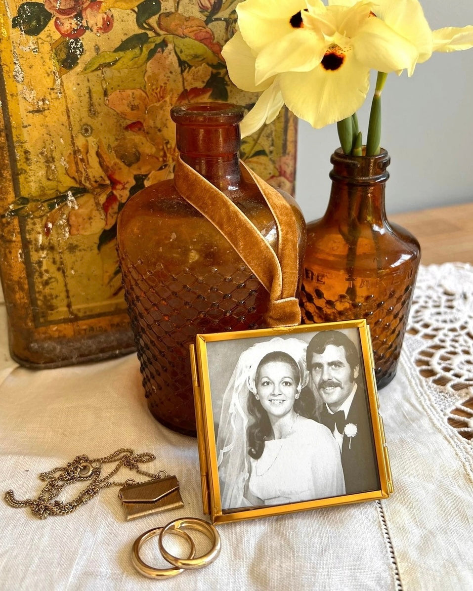 Mini Frame (Mustard Ribbon)