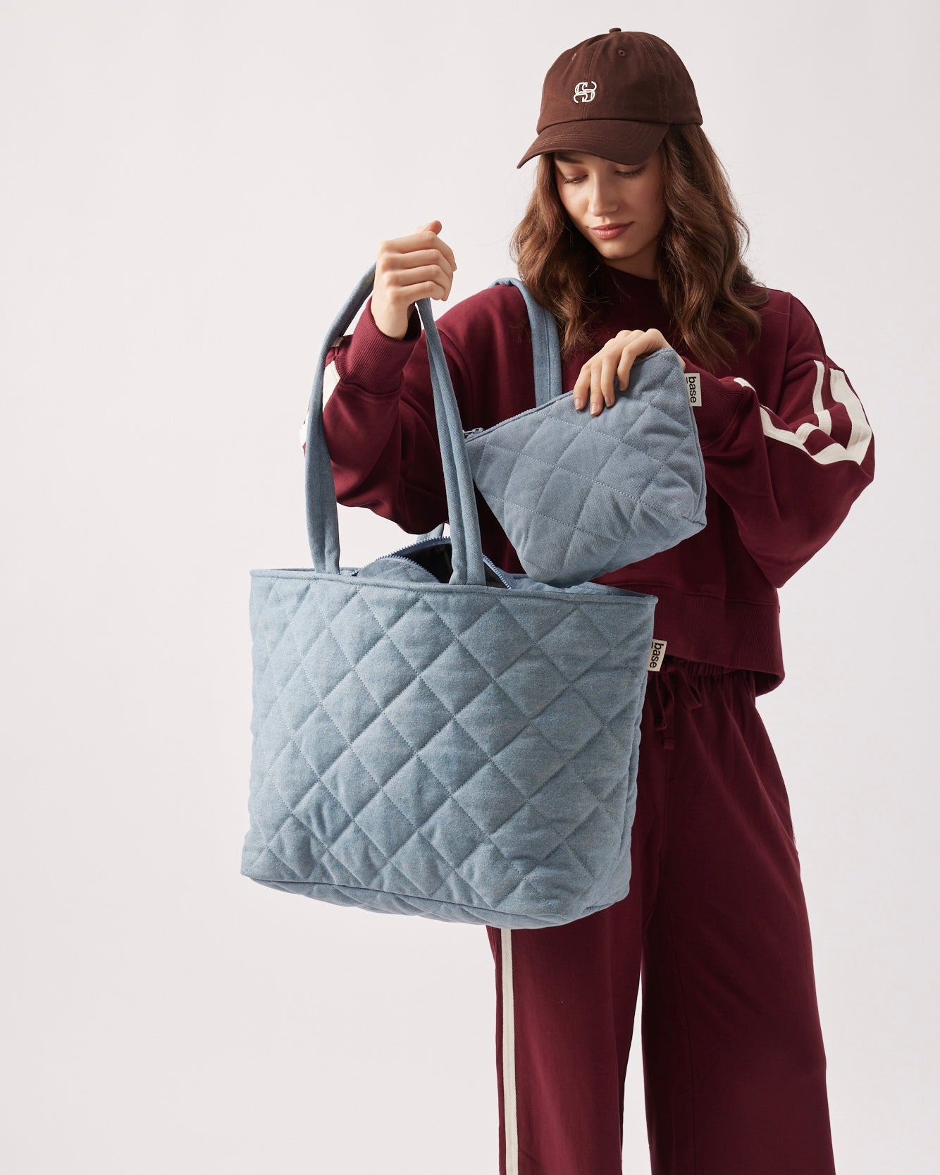 Take it Base Tote Bag (Denim/Vintage Blue)
