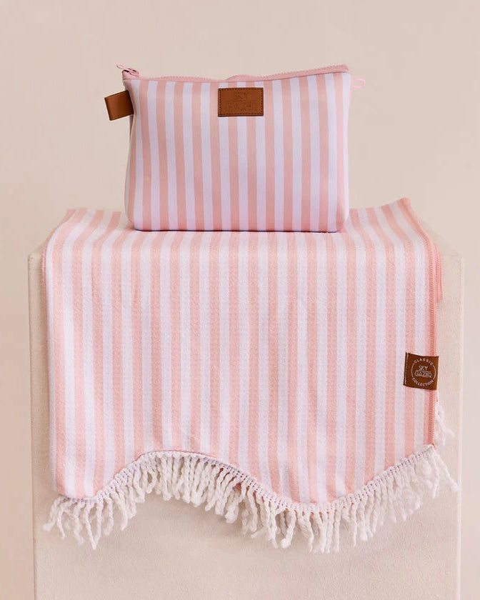 Sky Gazer Beach Towel- Classic Blush (Large)