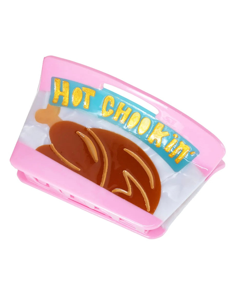 Hot Chookin' BBQ Chicken Hair Claw Clip