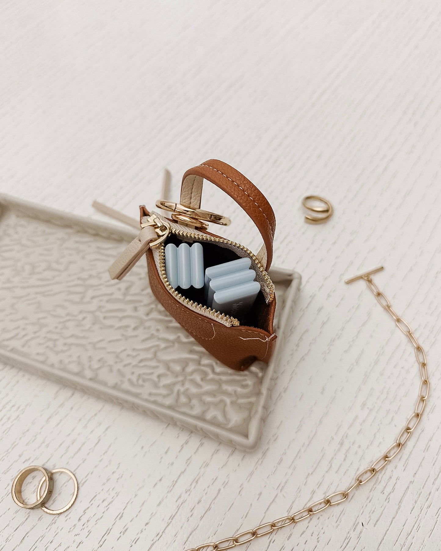 Gina Bag Charm (Tan)