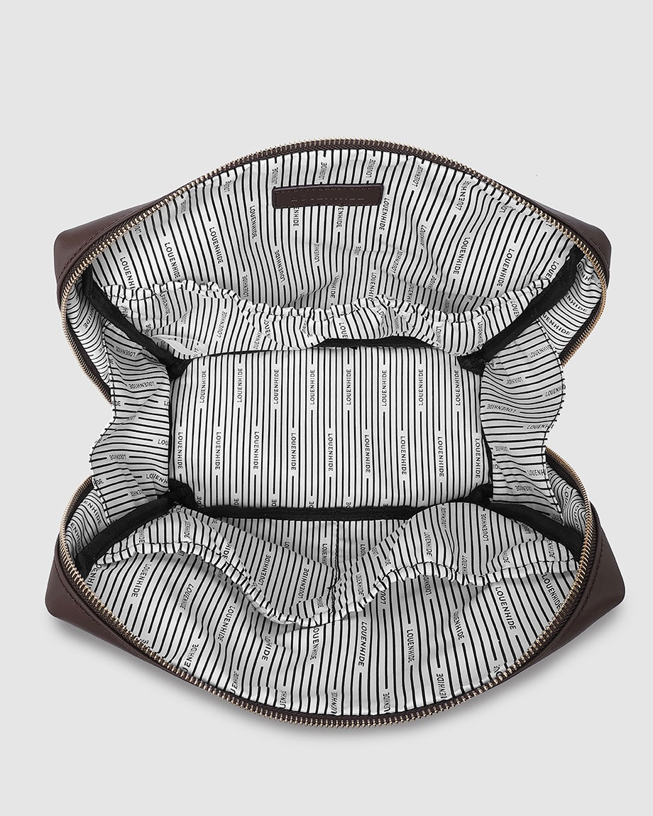 Vanessa Makeup Bag (Chocolate)