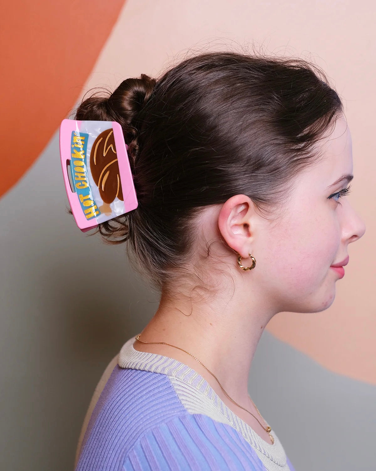 Hot Chookin' BBQ Chicken Hair Claw Clip