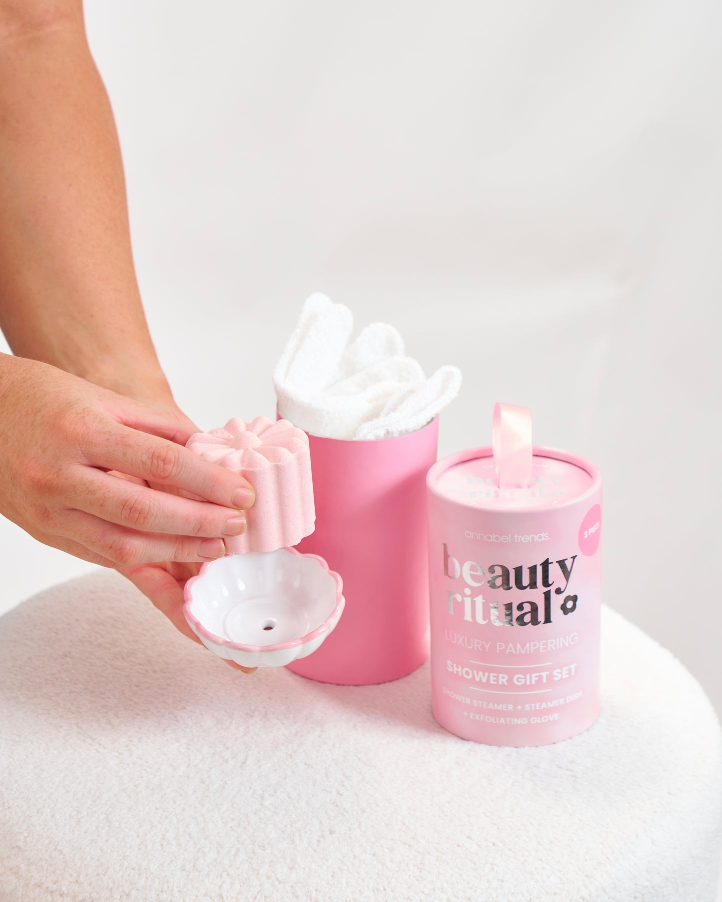 Beauty Ritual Shower Gift Set (Dusty Pink)