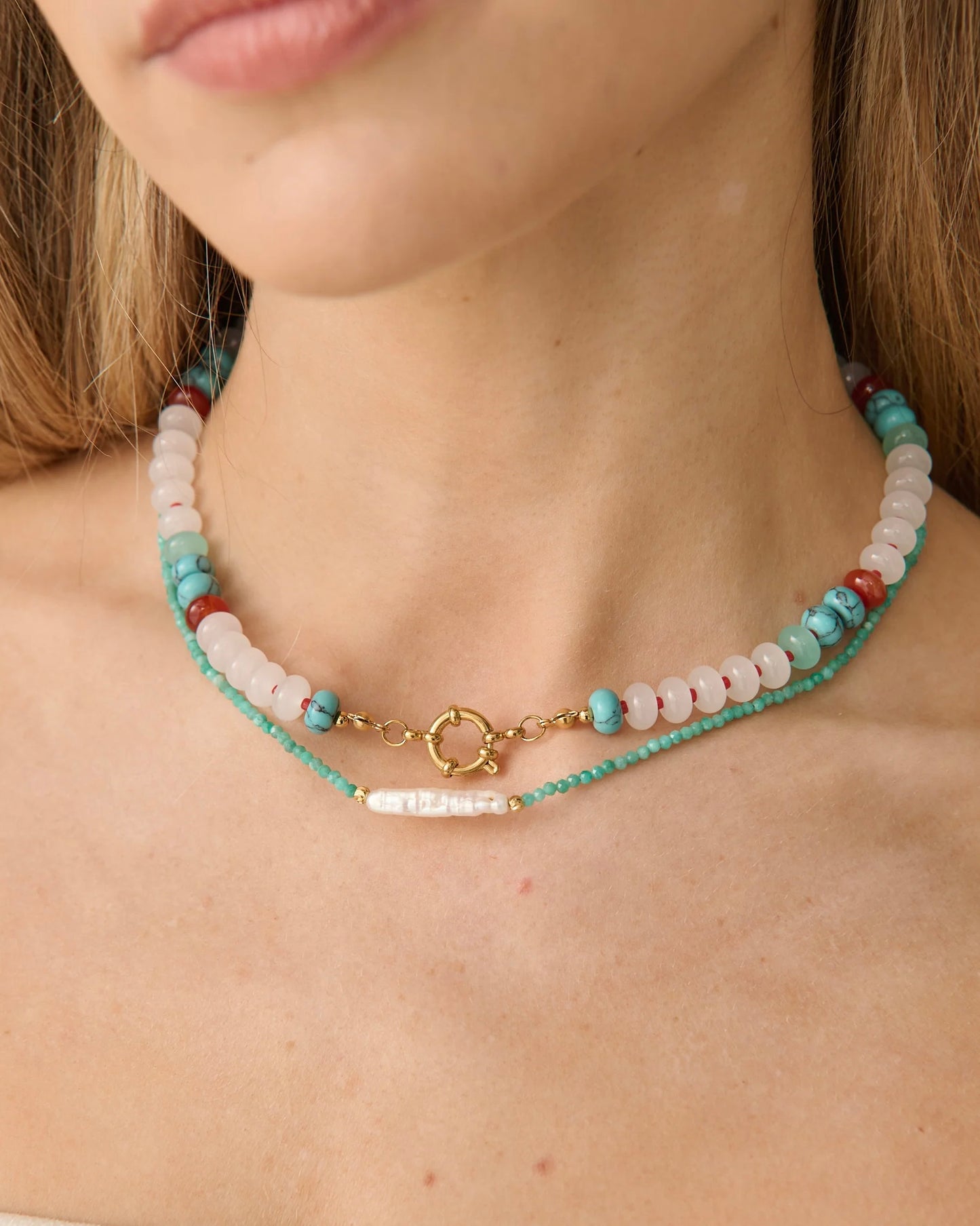 Palmea Beaded Necklace