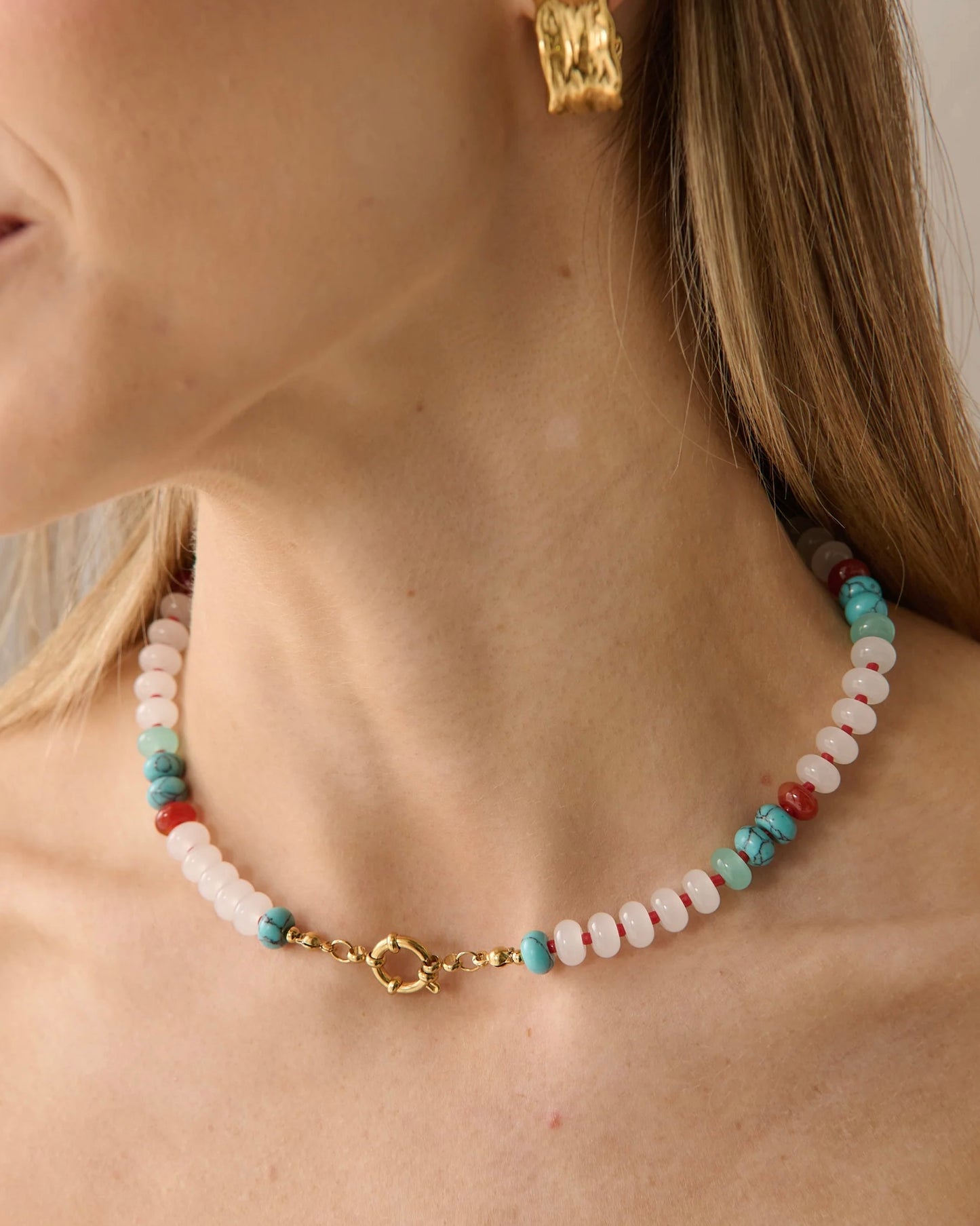 Palmea Beaded Necklace