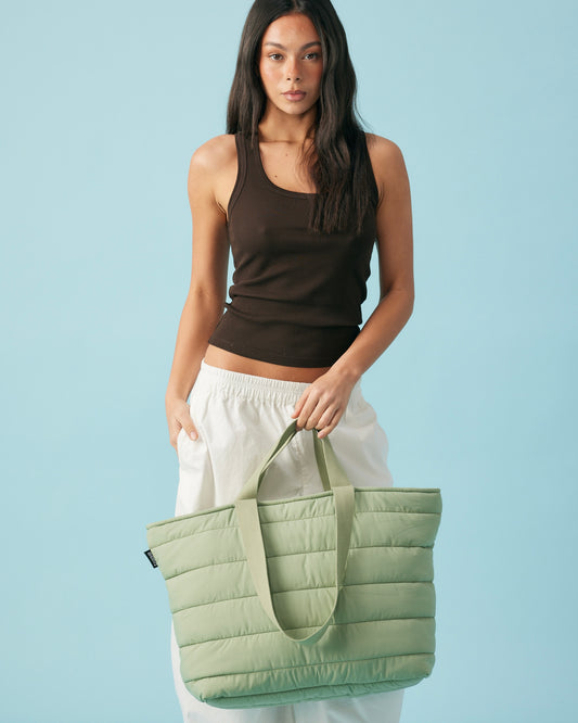 Take it Base Tote Bag (Sage Green)