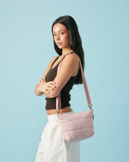 Stash Base Crossbody Bag (Dusty Pink)