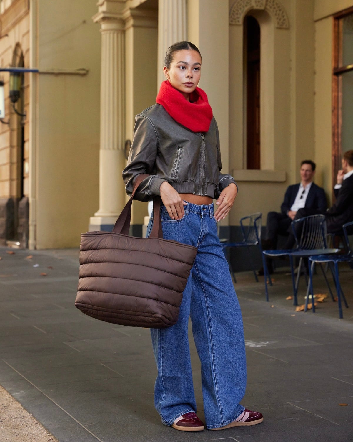 Take it Base Tote Bag (Chocolate)