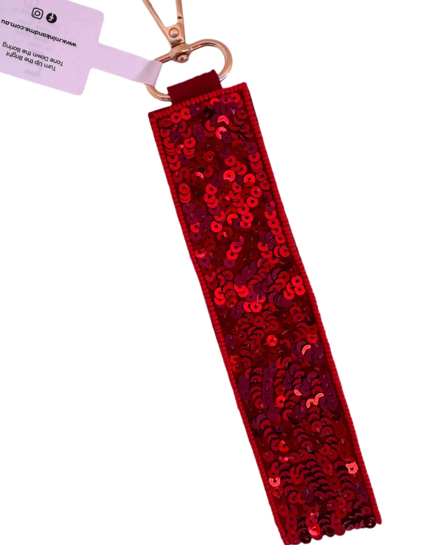 Bow Beaded Wristlet/Key Ring