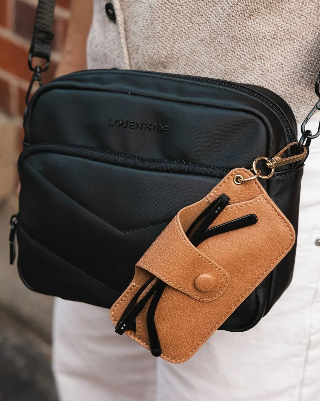 Skittle Sunglass Case (Camel)