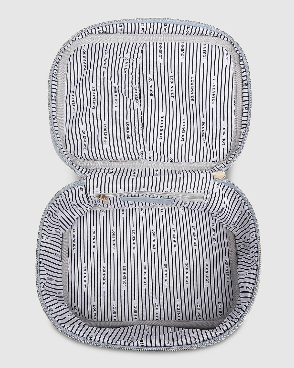 Shona Makeup Bag (Dusty Blue)
