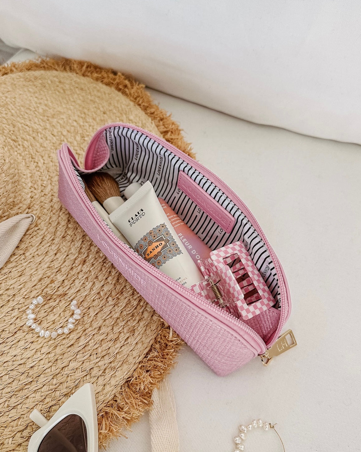 Mary Jayne Makeup Bag Set (Pink)