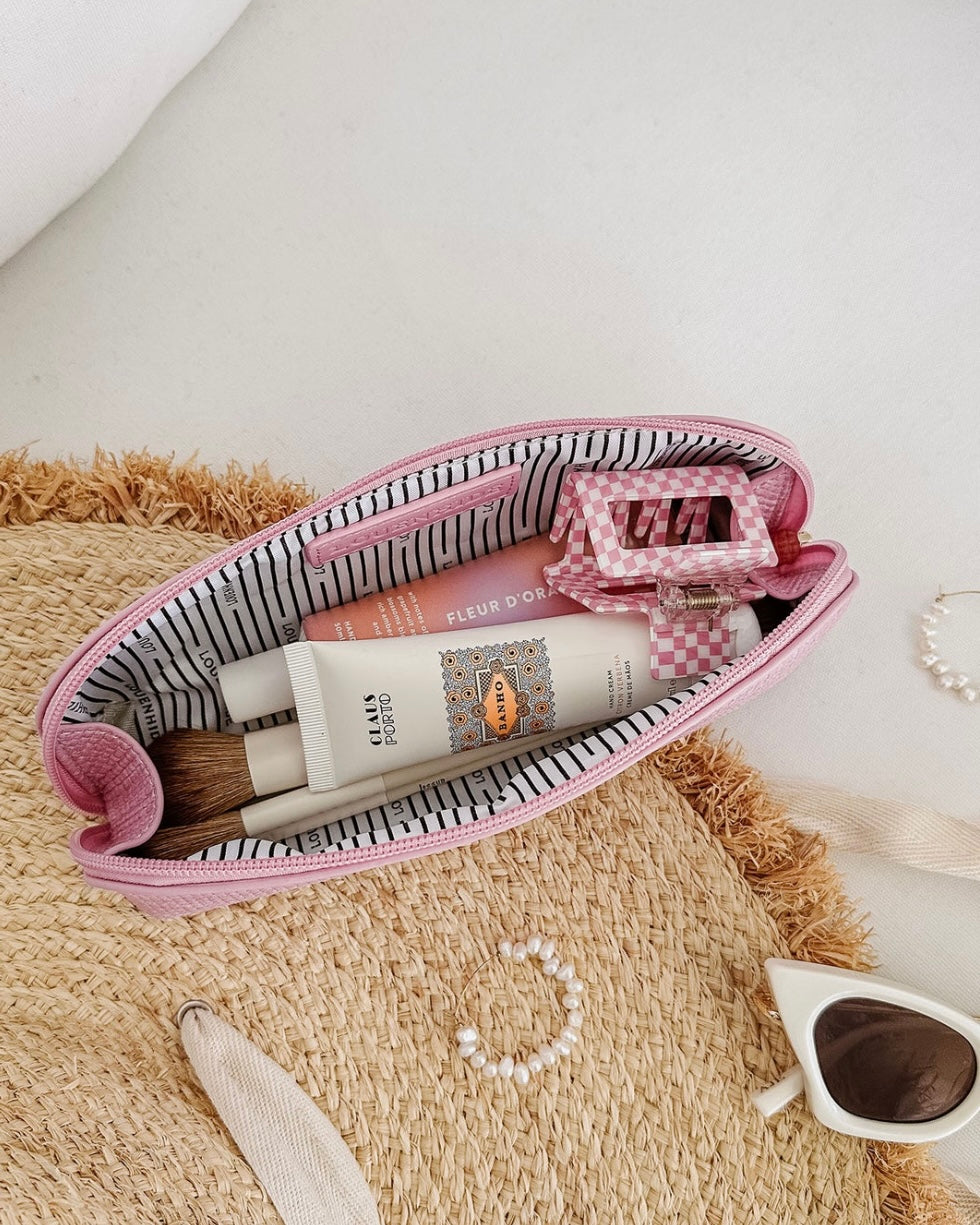 Mary Jayne Makeup Bag Set (Pink)