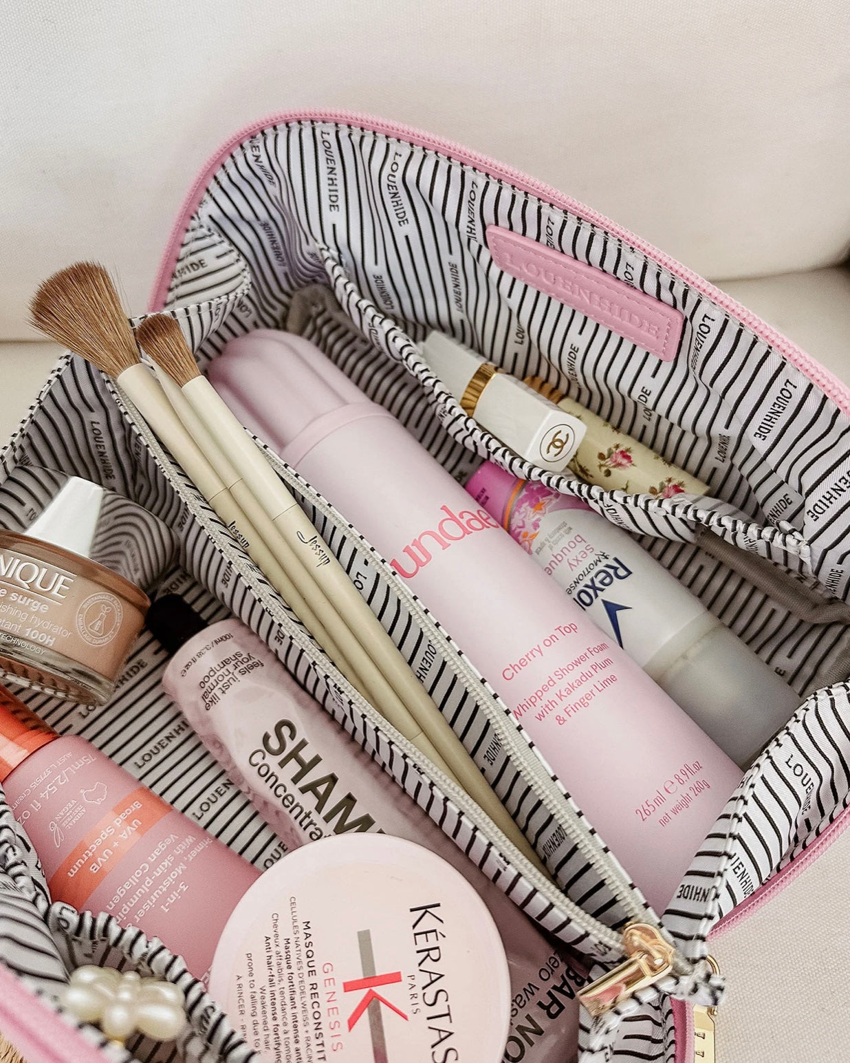 Mary Jayne Makeup Bag Set (Pink)