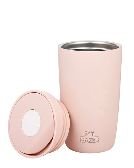 Click & Sip Insulated Coffee Cup (Blush Pink)
