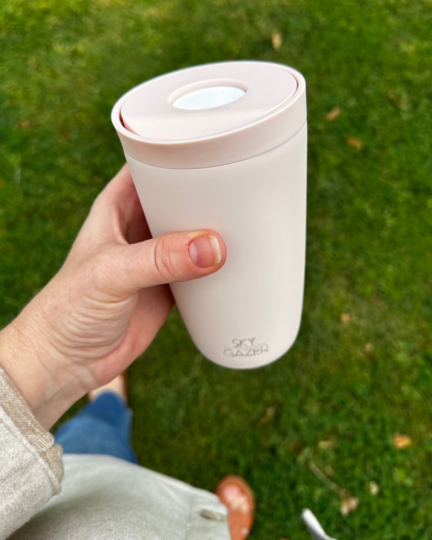 Click & Sip Insulated Coffee Cup (Blush Pink)