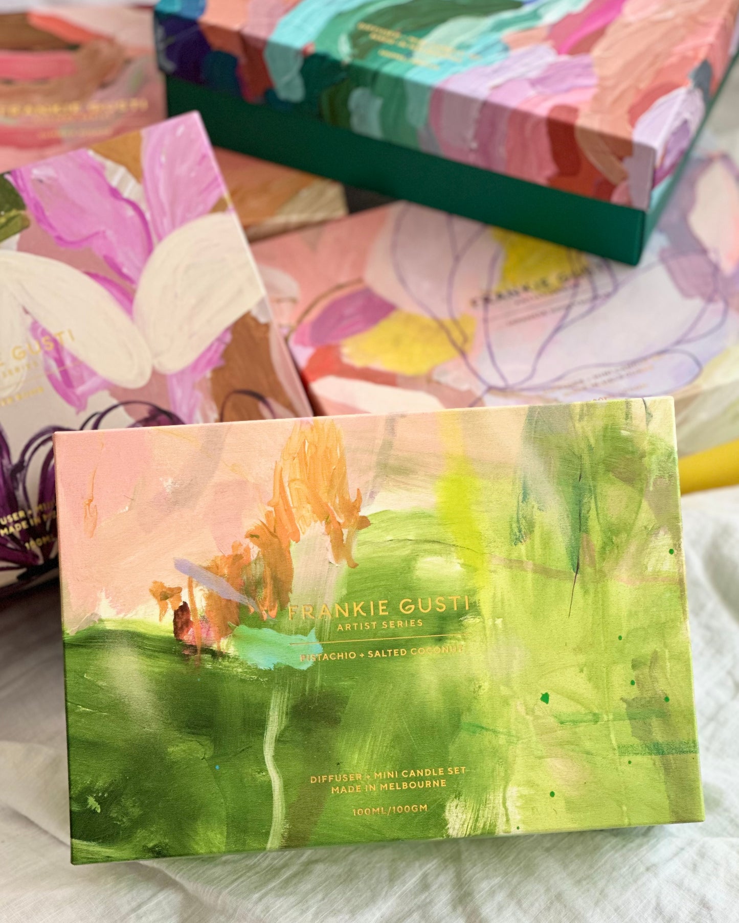 Artist Set Candle + Diffuser Duo (Pistachio & Salted Coconut)