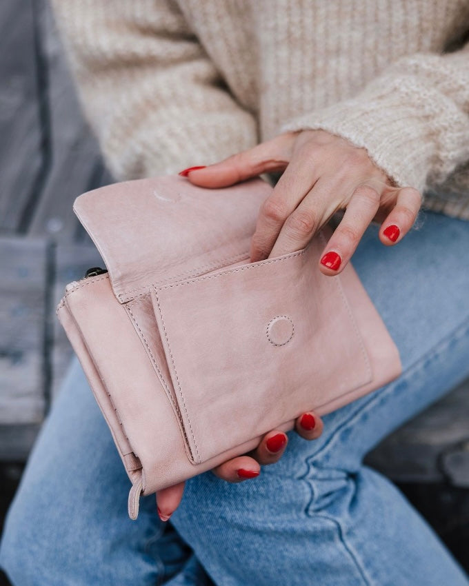 Frankie Wallet (Dusky Pink)
