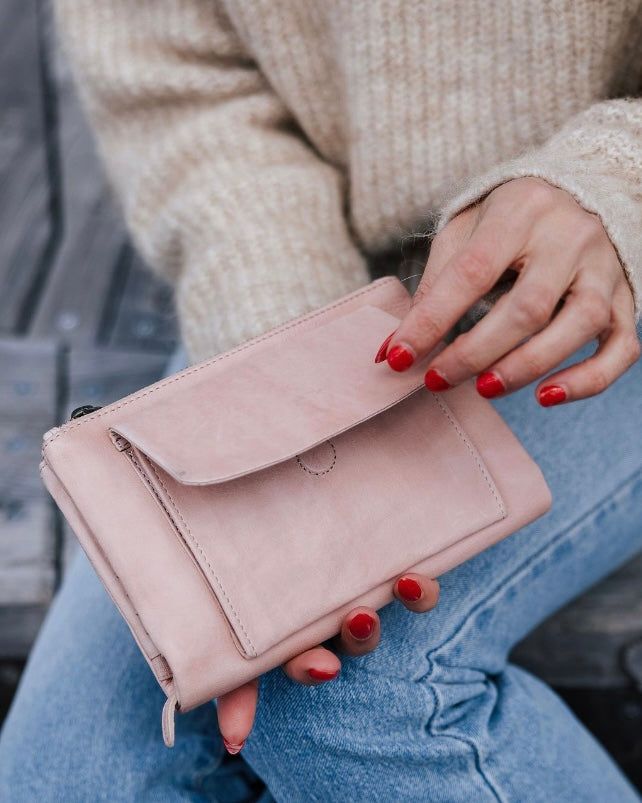 Frankie Wallet (Dusky Pink)