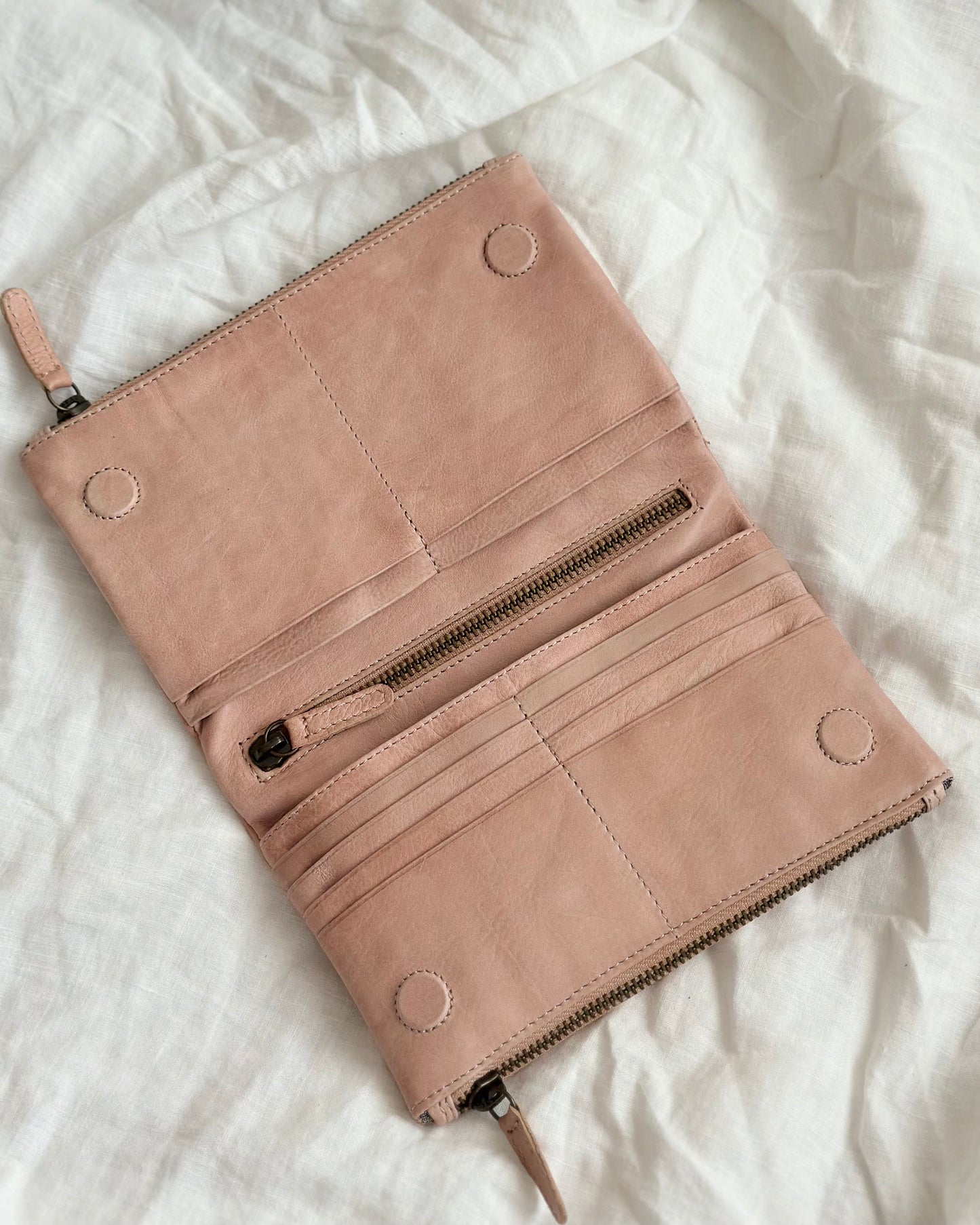 Frankie Wallet (Dusky Pink)