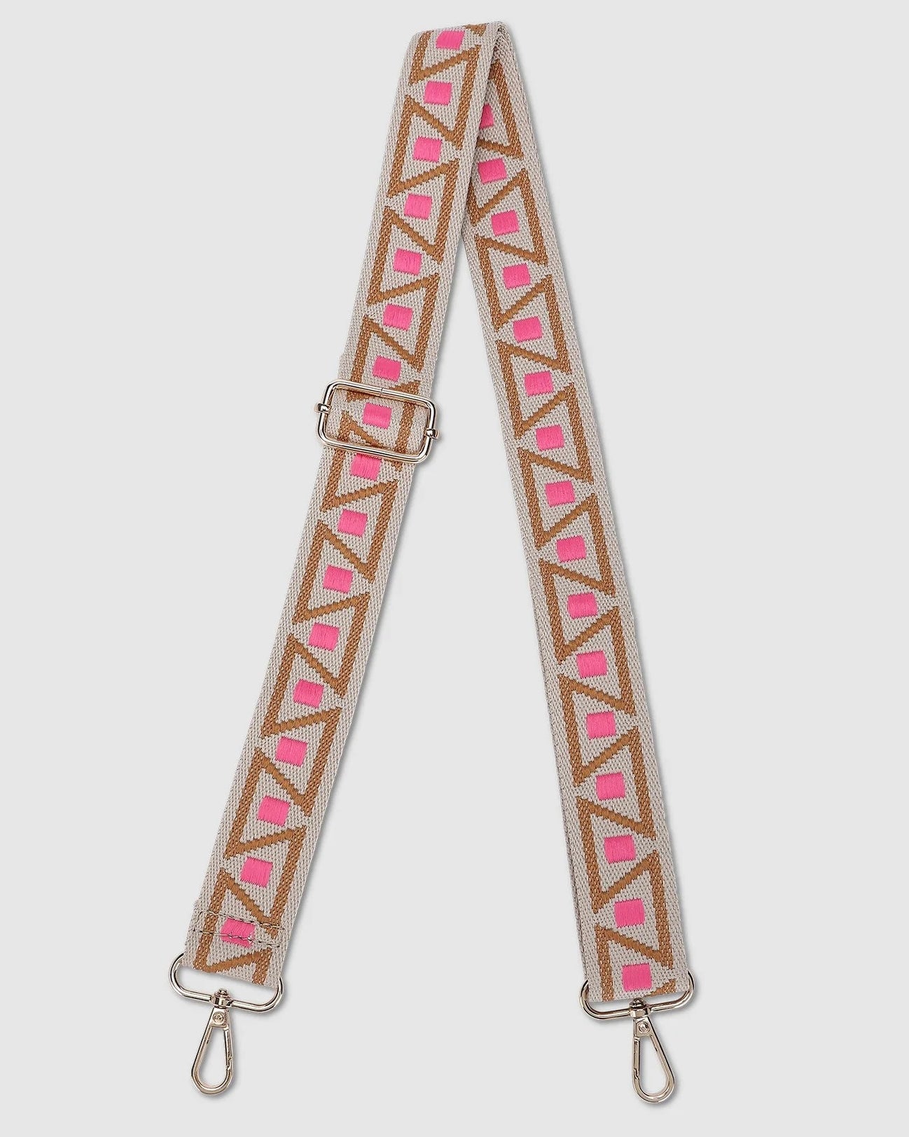 Kubi Bag Strap (Pink/Tan)