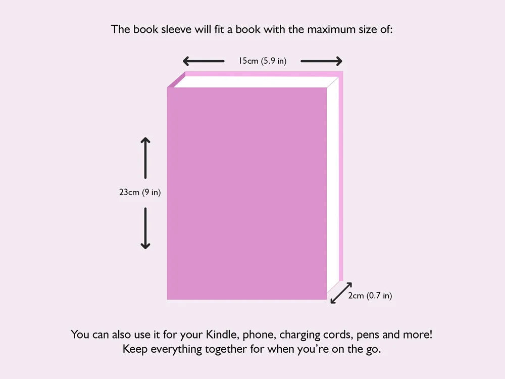 Book Sleeve (Red Check)