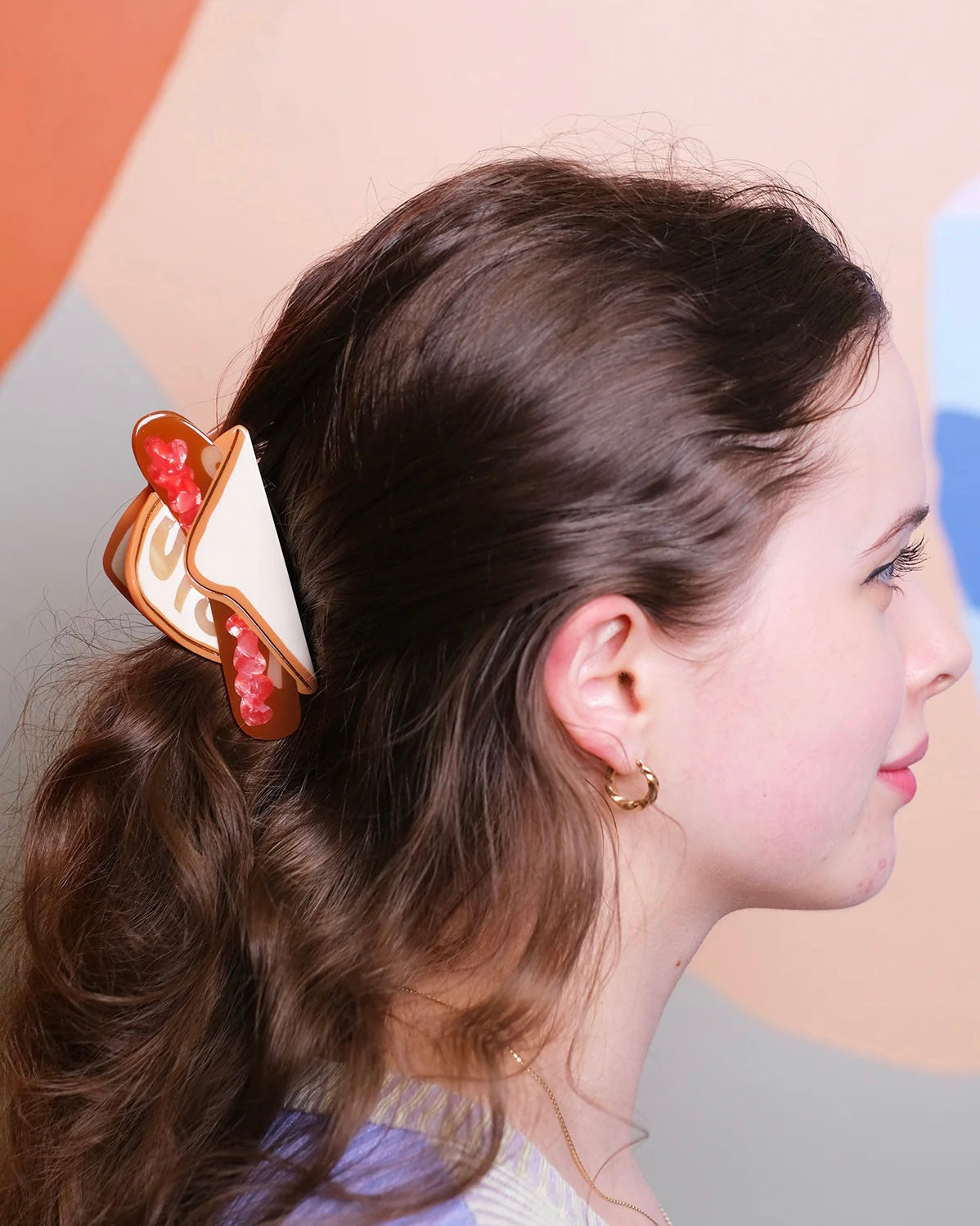 Sausage Sizzle Hair Claw Clip