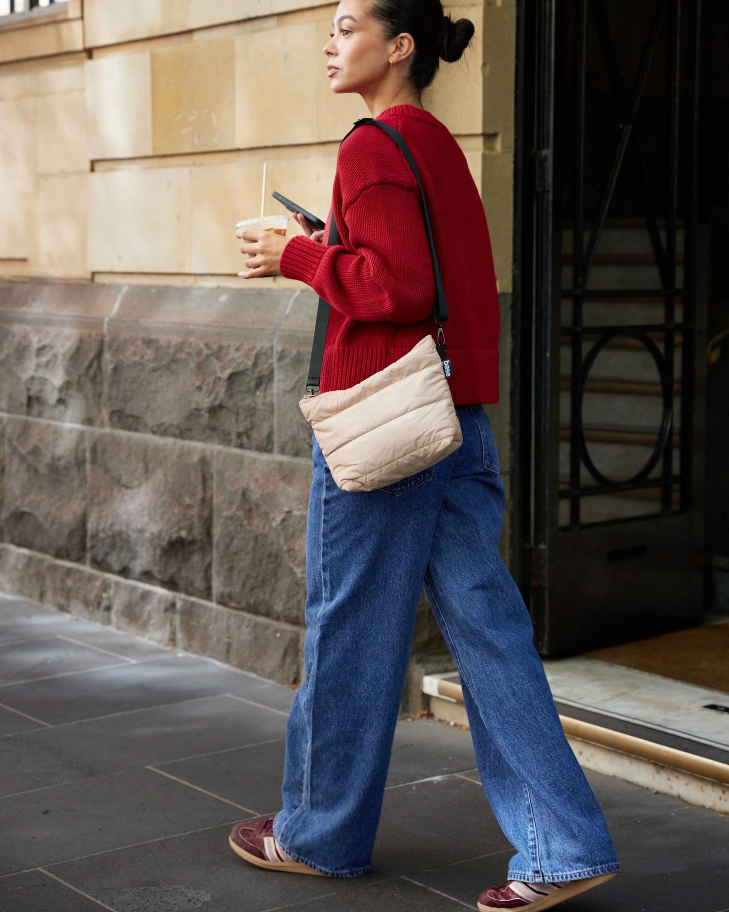 Stash Base Crossbody Bag (Sand)