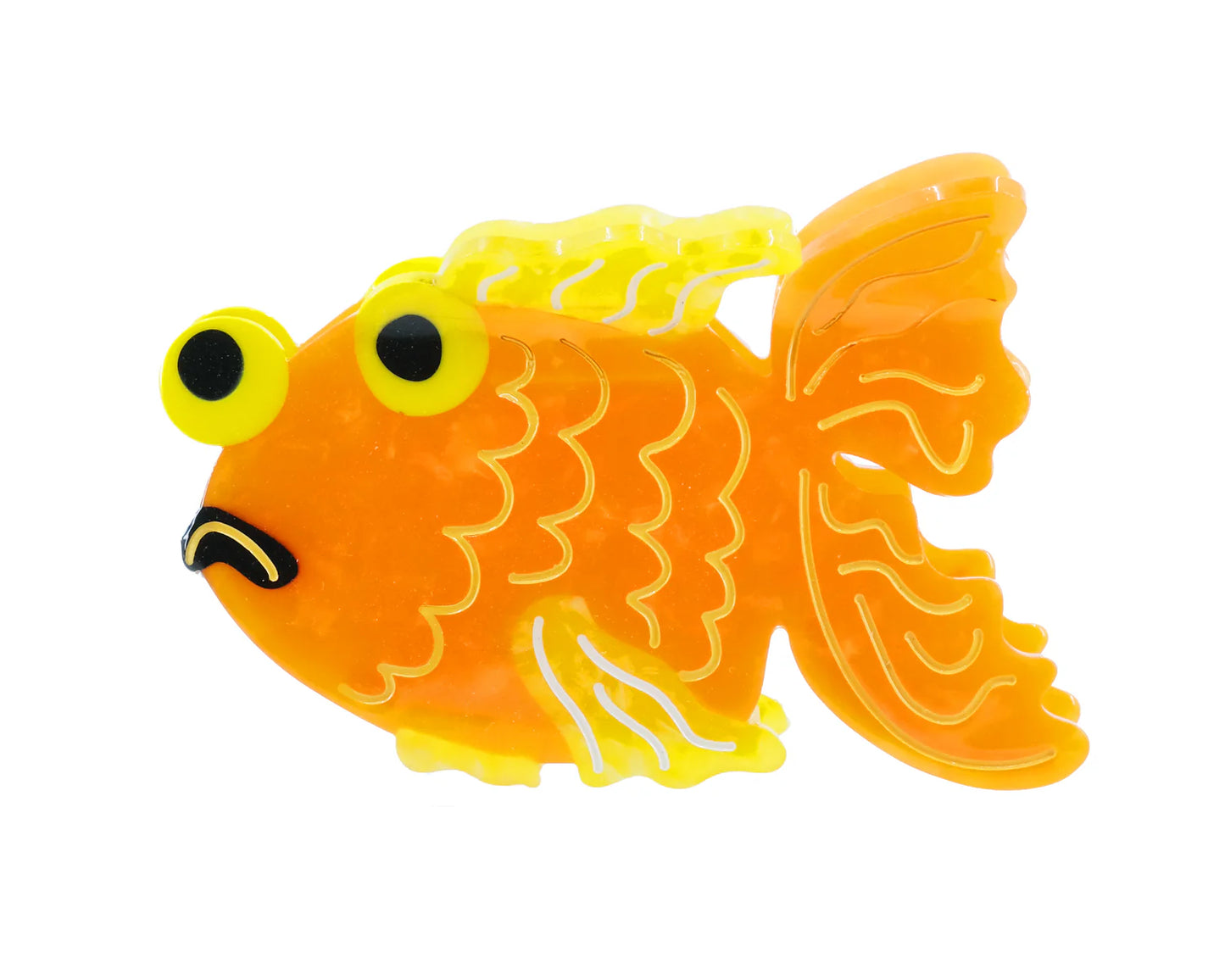 Forgetful Goldfish Claw Clip