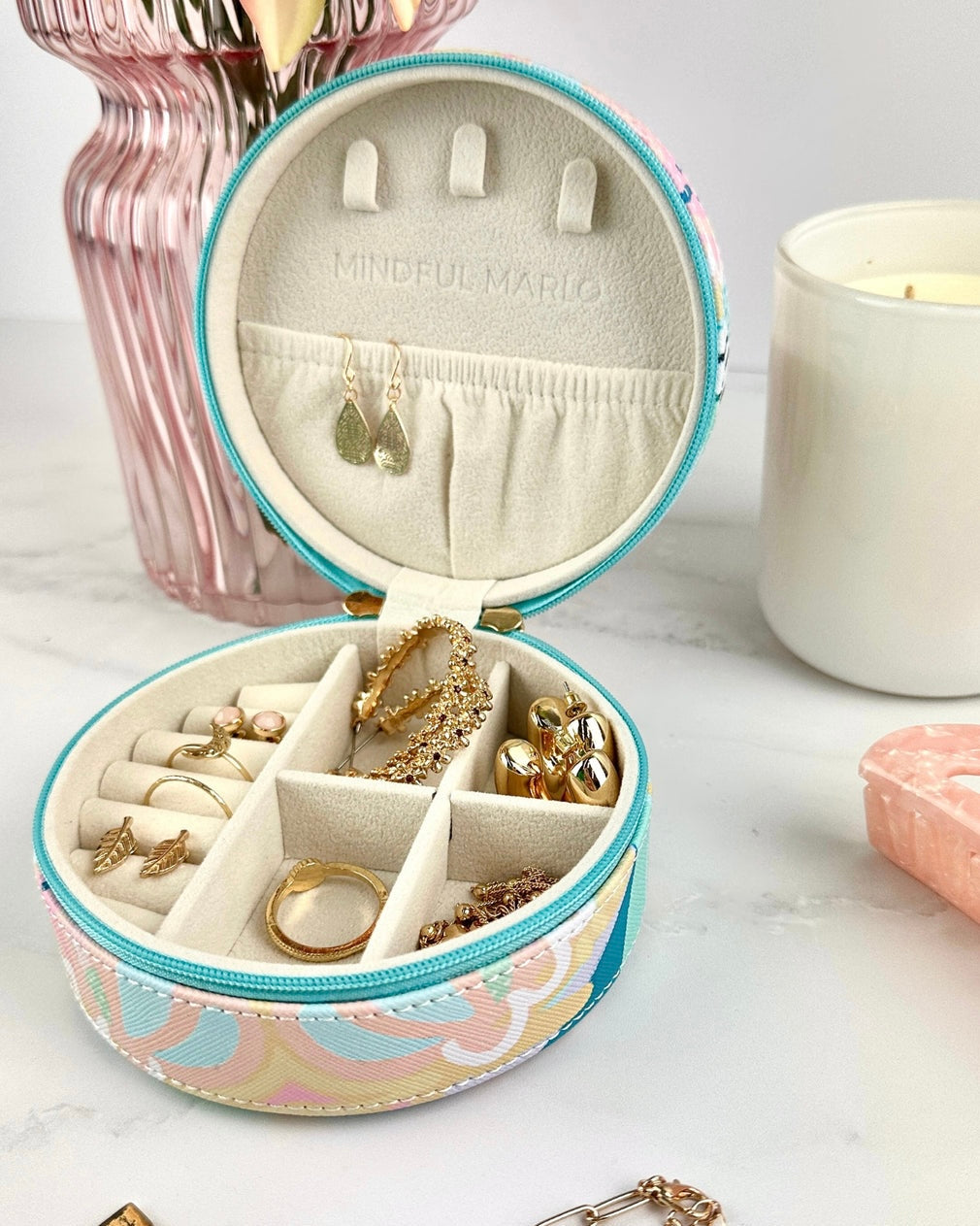 Round Jewellery Case (Haven)
