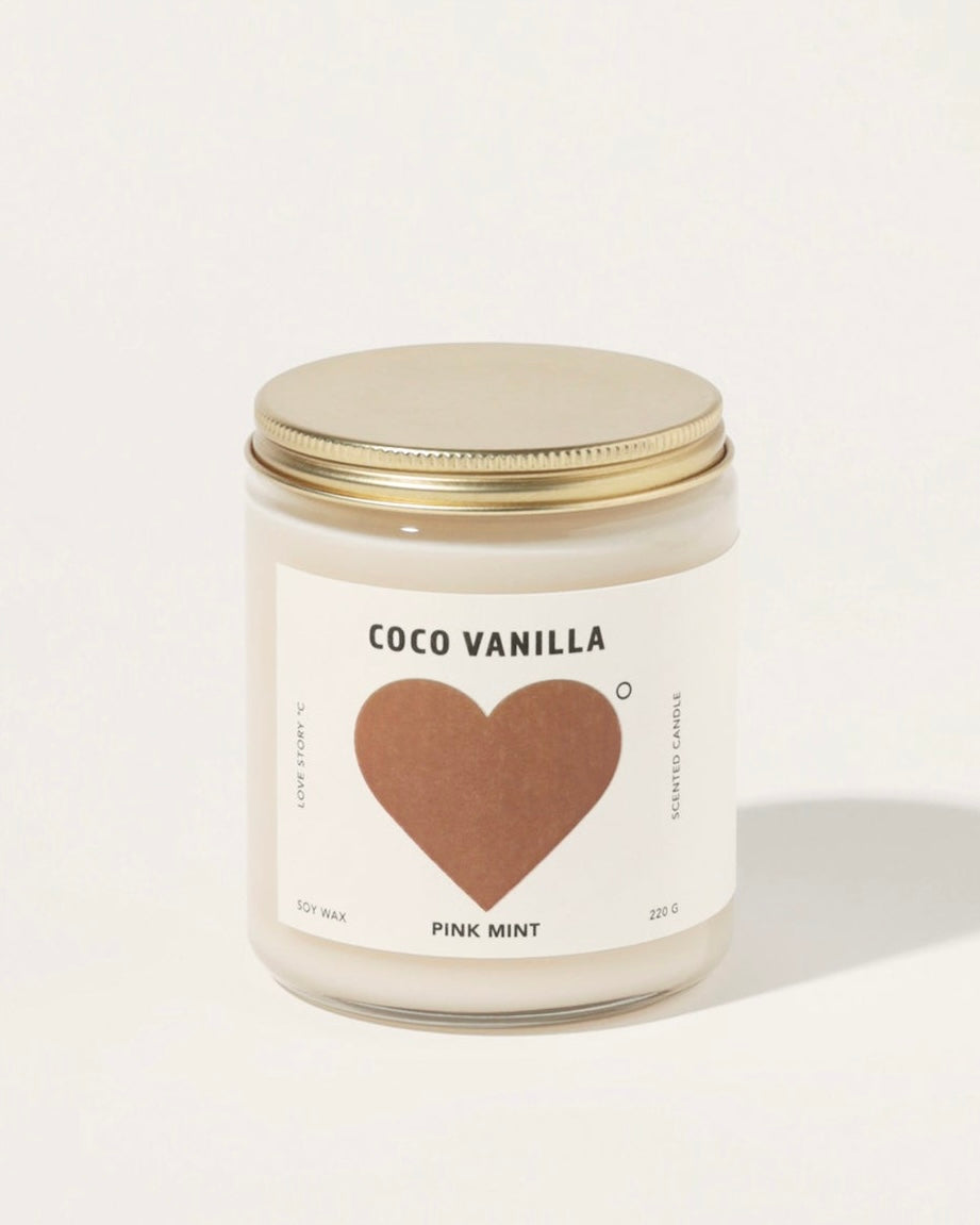 Pinkmint Soy Candle (Coco Vanilla)