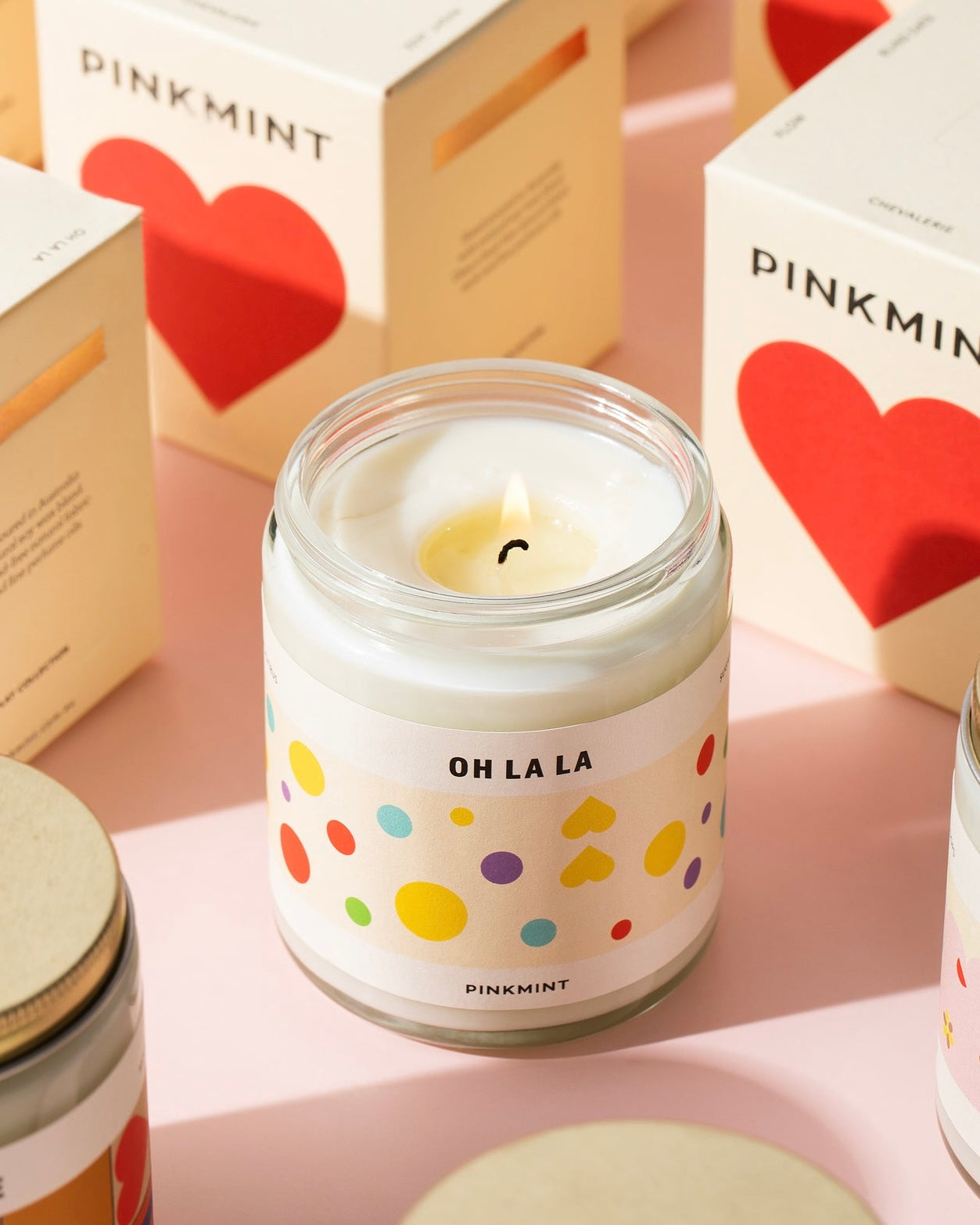 Pinkmint Soy Candle (Oh La La)
