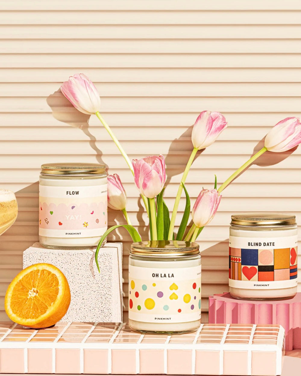 Pinkmint Soy Candle (Flow)