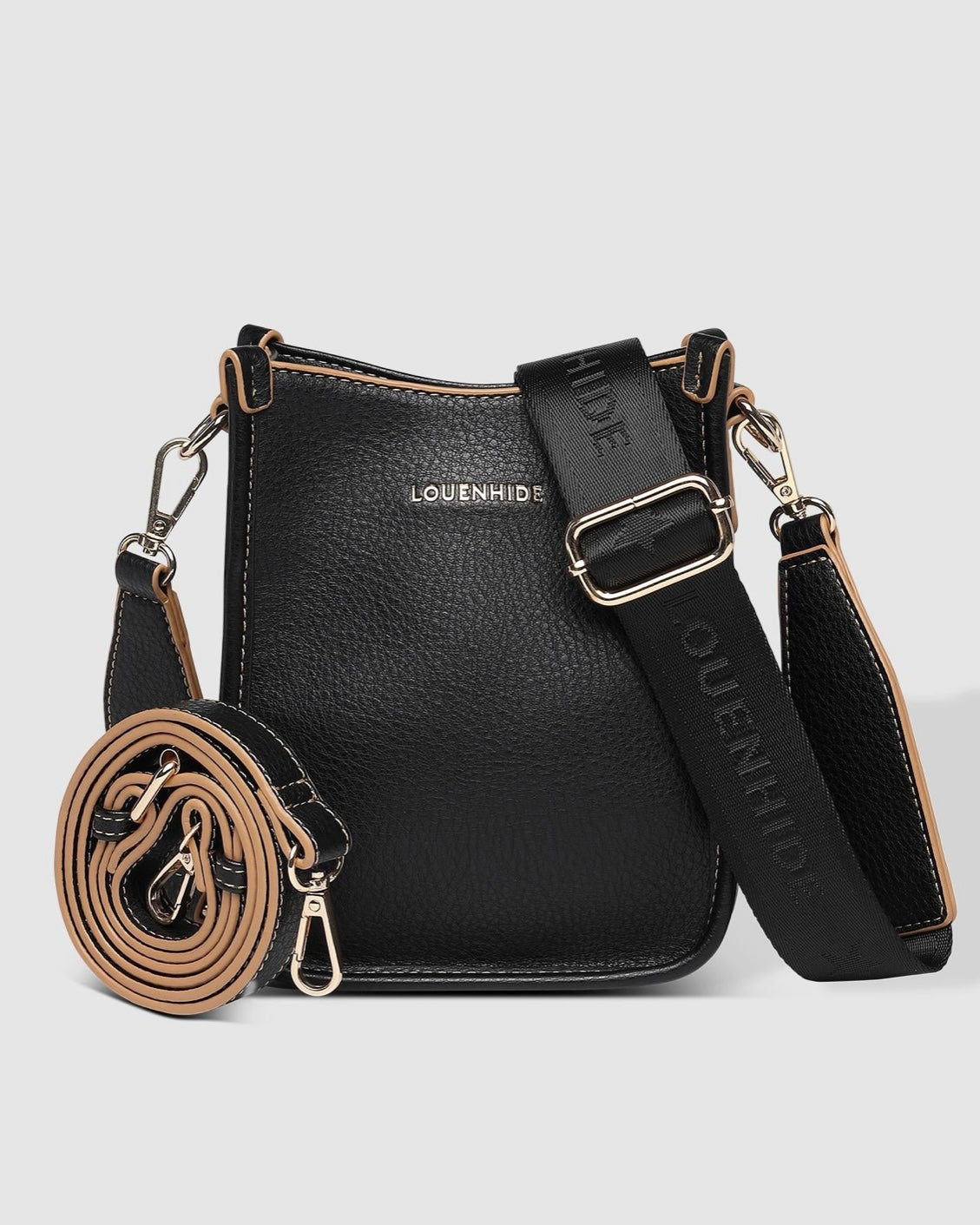 Parker Phone Crossbody Bag (Black)