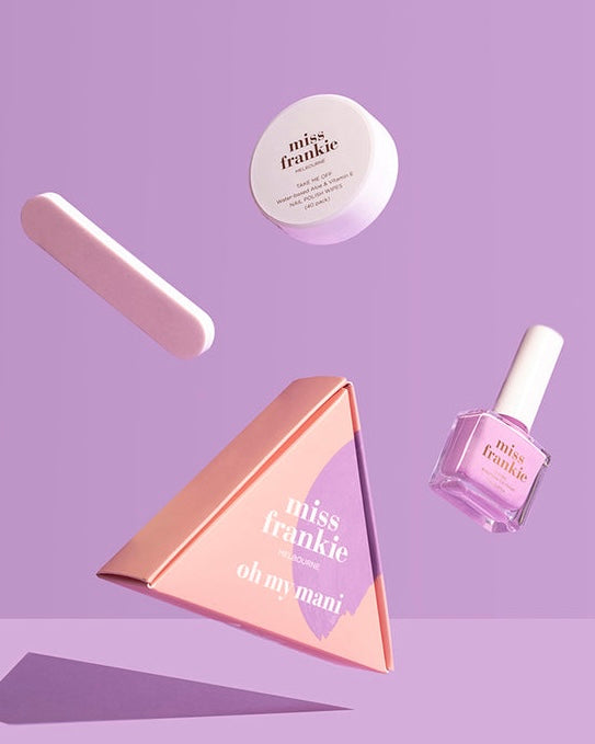 oh my mani, weekend affair, miss frankie, nail polish, gift set, vegan 10 free