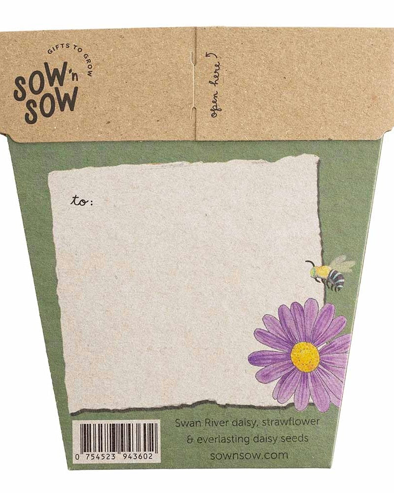 gift of seeds, birthday wishes, sow n sow, birthday card, sustainable, seeds