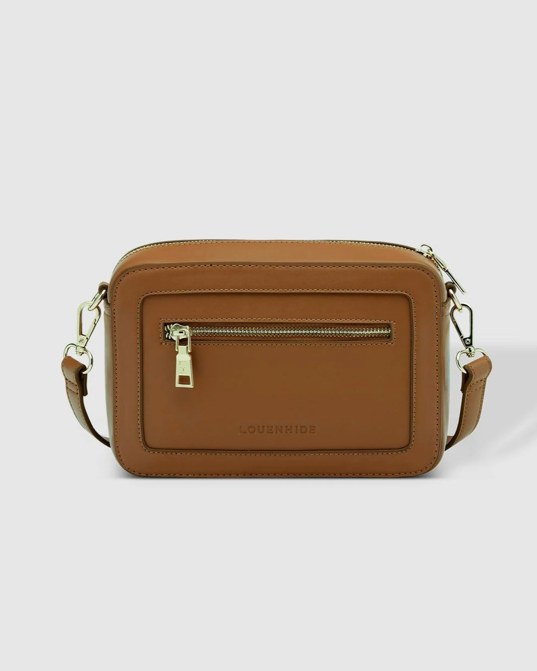 giselle, crossbody bag, louenhide, tan, tan bag, camera bag