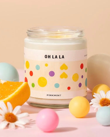 Pinkmint Soy Candle (Oh La La)