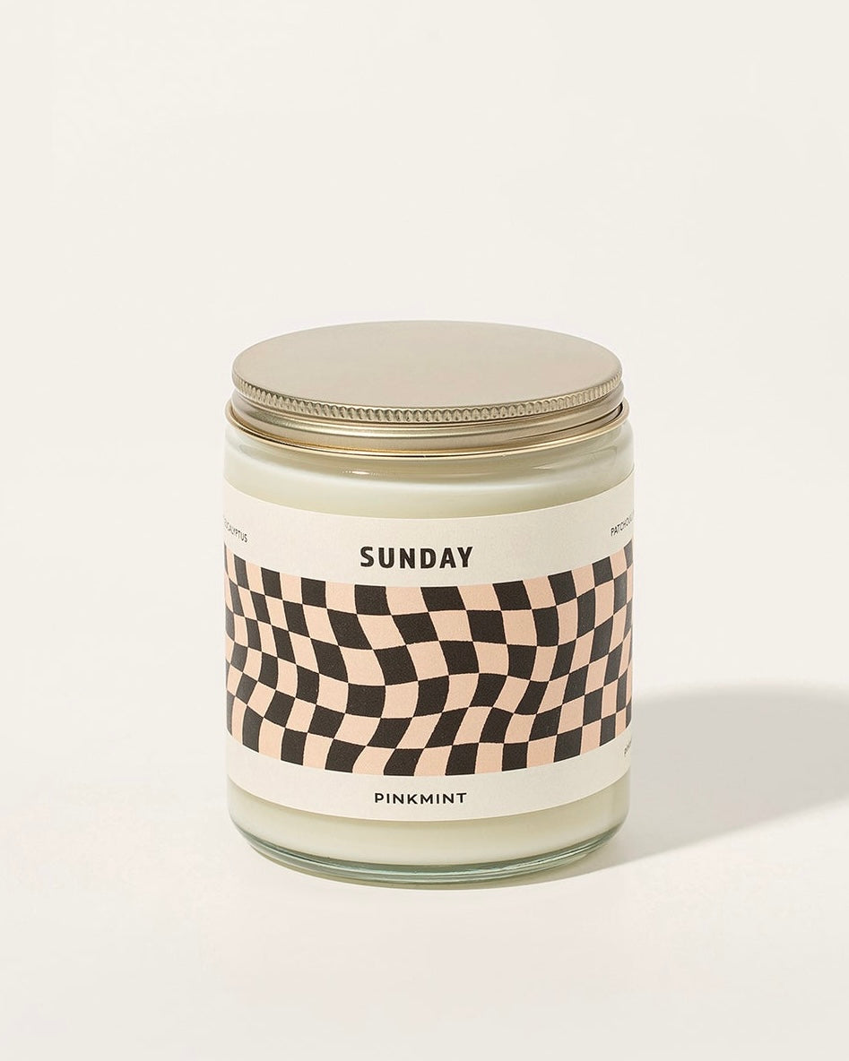 Pinkmint Soy Candle (Sunday)