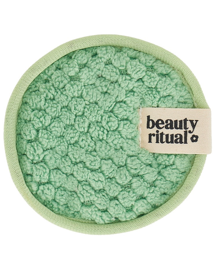 Beauty Ritual Luxury Waffle Cleansing Pads (Moss)