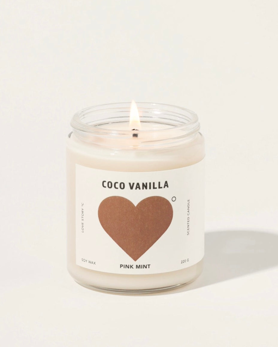 Pinkmint Soy Candle (Coco Vanilla)