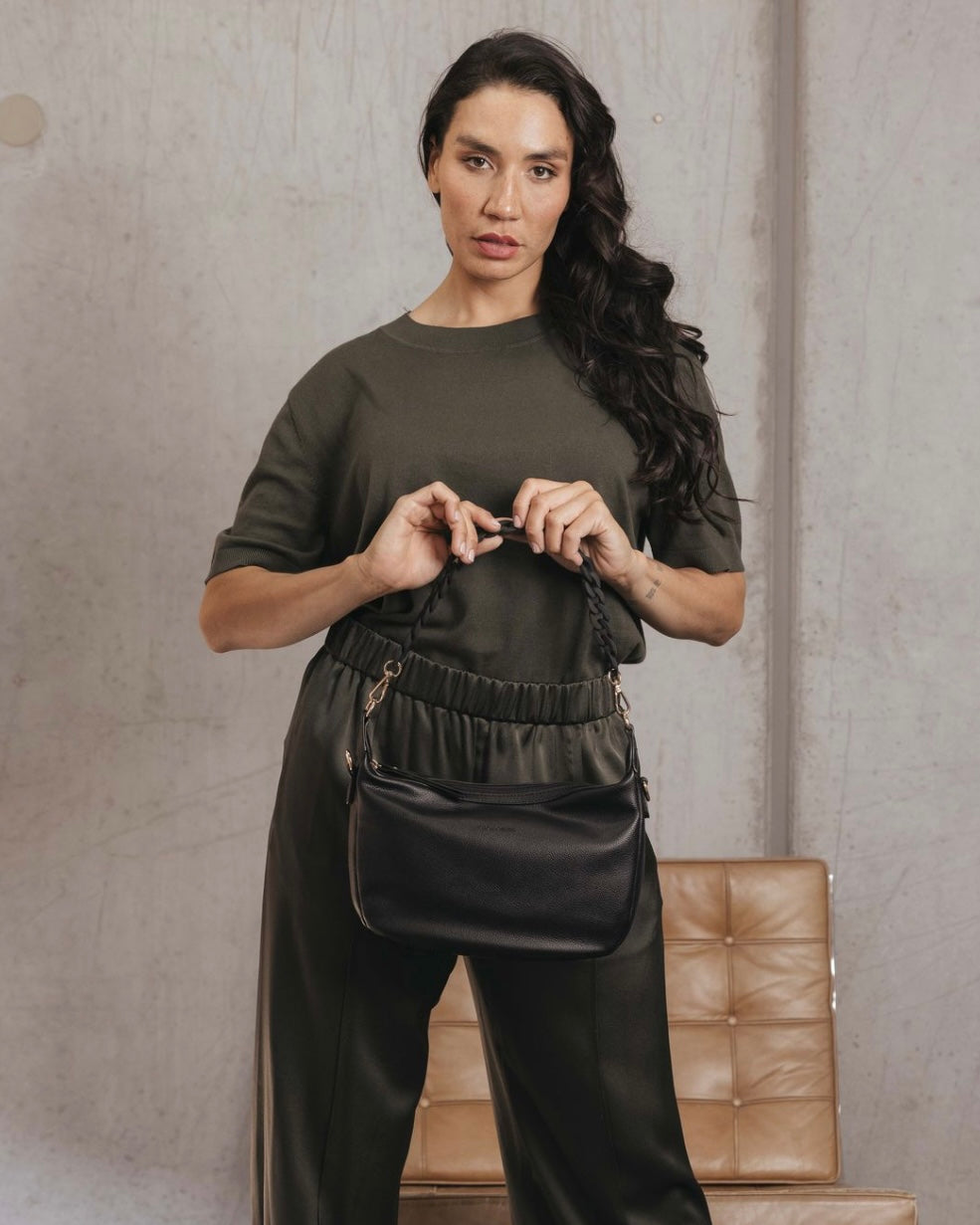 black caviar, adele, bag, crossbody bag, vegan leather