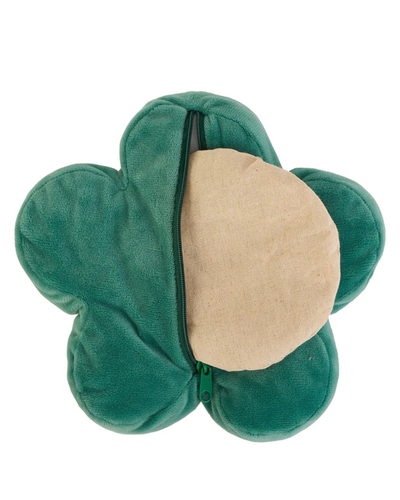 Flower Heatable Pillow (Green)