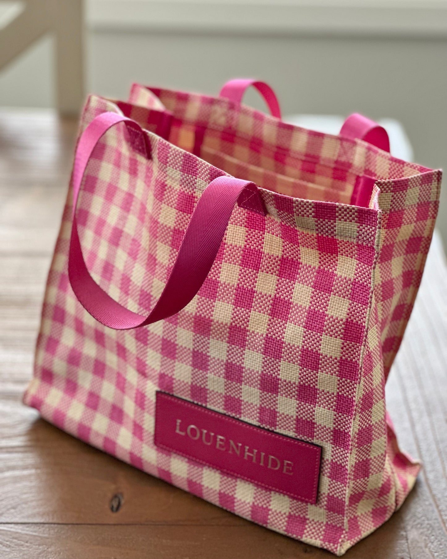 Baby Simpson Beach/Carry All/Shopper Bag (Fuschia/Cream)