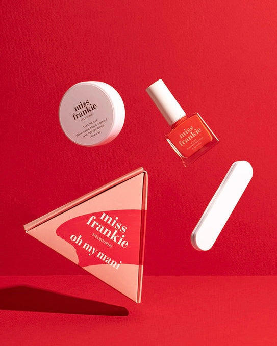 Oh my mani, miss frankie, summer fun, nail polish, gift set, vegan, 10 free, cruelty free
