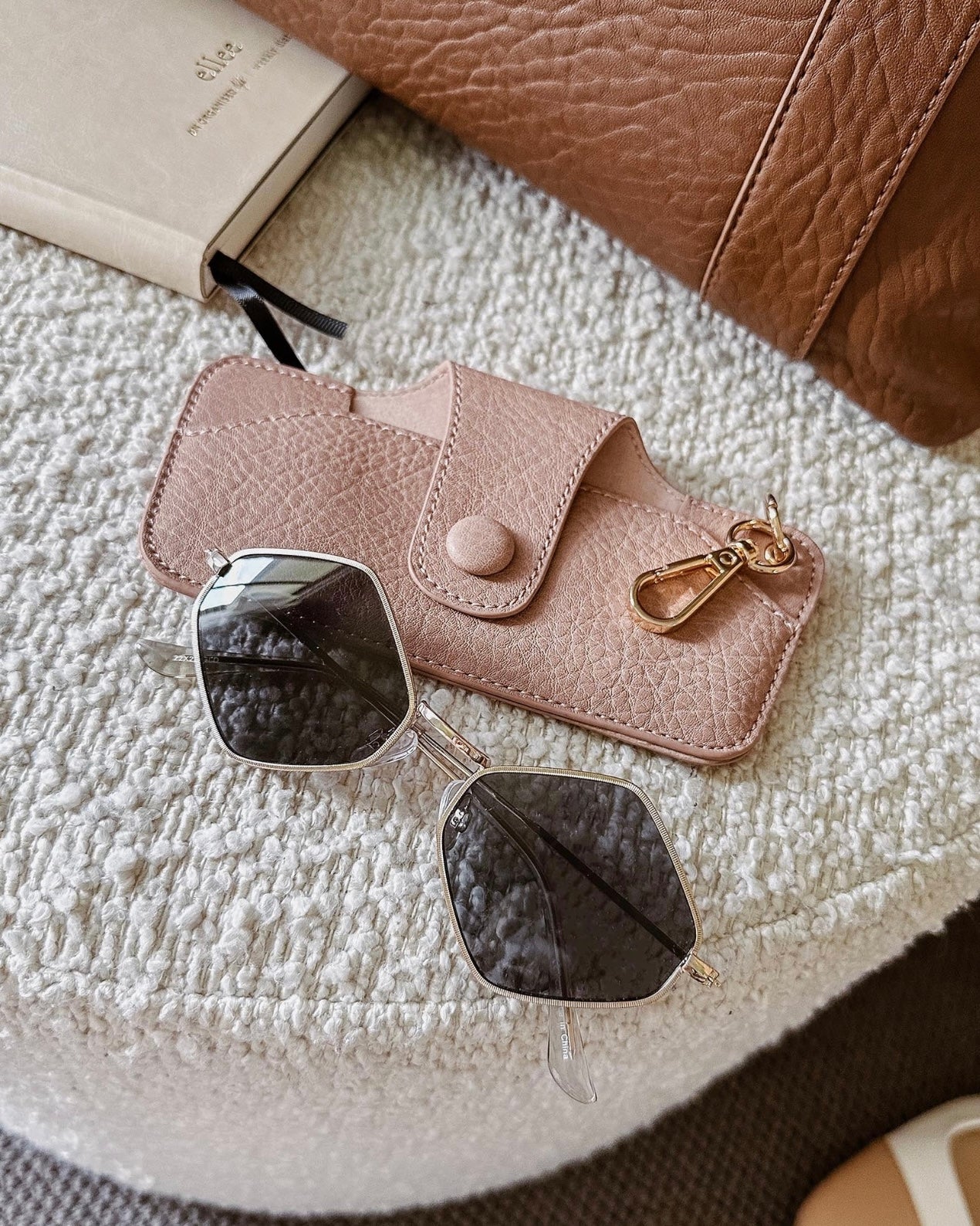 Skittle Sunglass Case (Blush)
