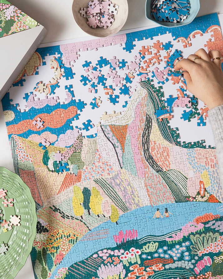 journey of something, laguna puzzle, puzzle, glitter puzzle
