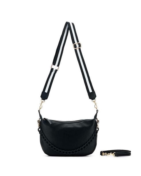 adele, black caviar, bag, shoulder bag, crossbody bag, black bag